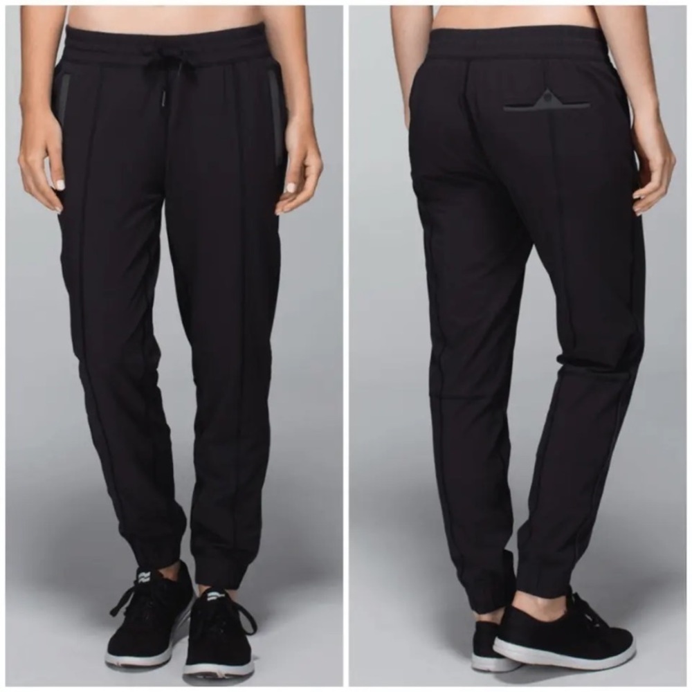 Lululemon Black Track To Reality Jogger Pants